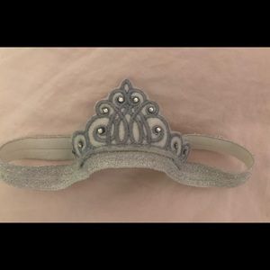Silver princess headband